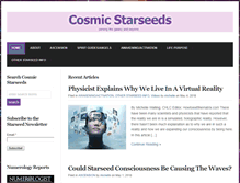 Tablet Screenshot of cosmicstarseeds.com